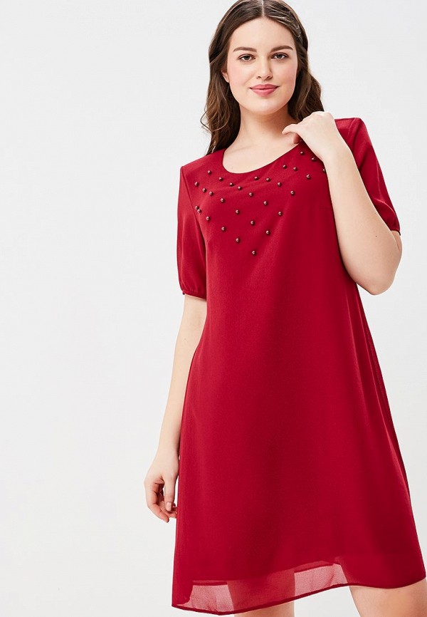 

Платье Fresh Cotton, Бордовый