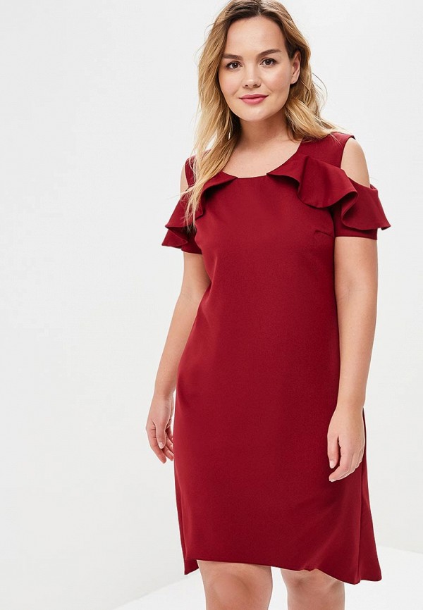 

Платье Fresh Cotton, Бордовый