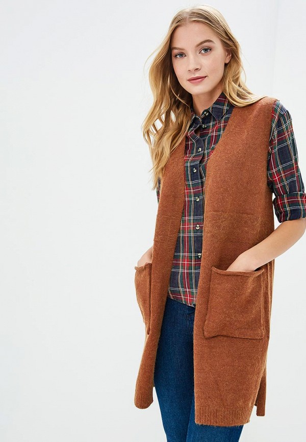 

Жилет Fresh Cotton, Коричневый