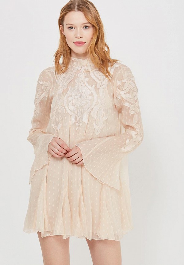

Платье Free People, Бежевый