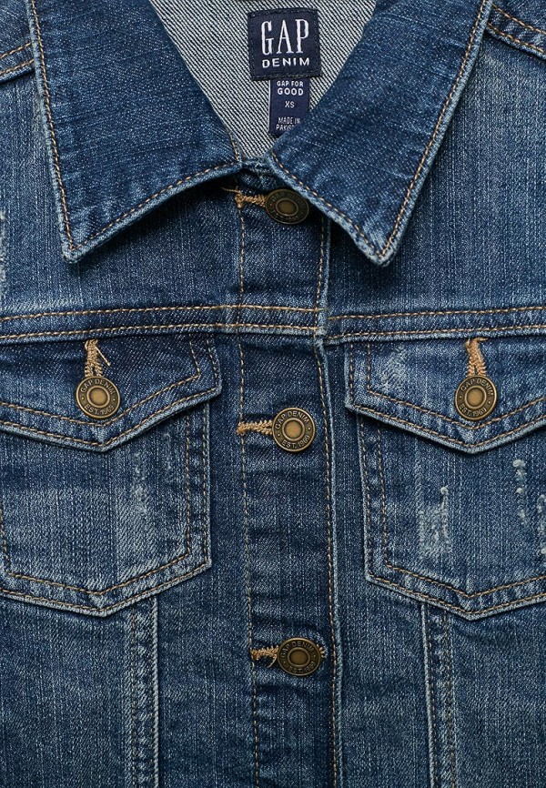Куртка для девочки джинсовая Gap 627314 Фото 3