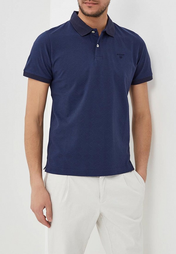 

Поло Gant, Синий