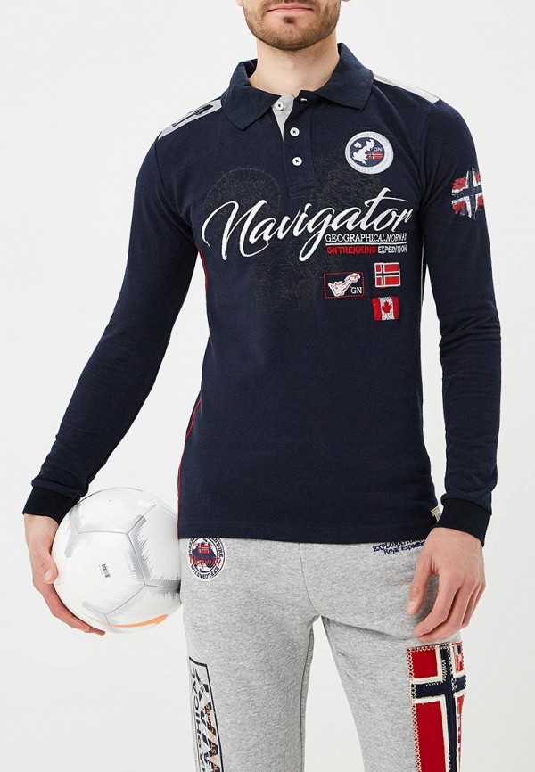 

Поло Geographical Norway, Синий