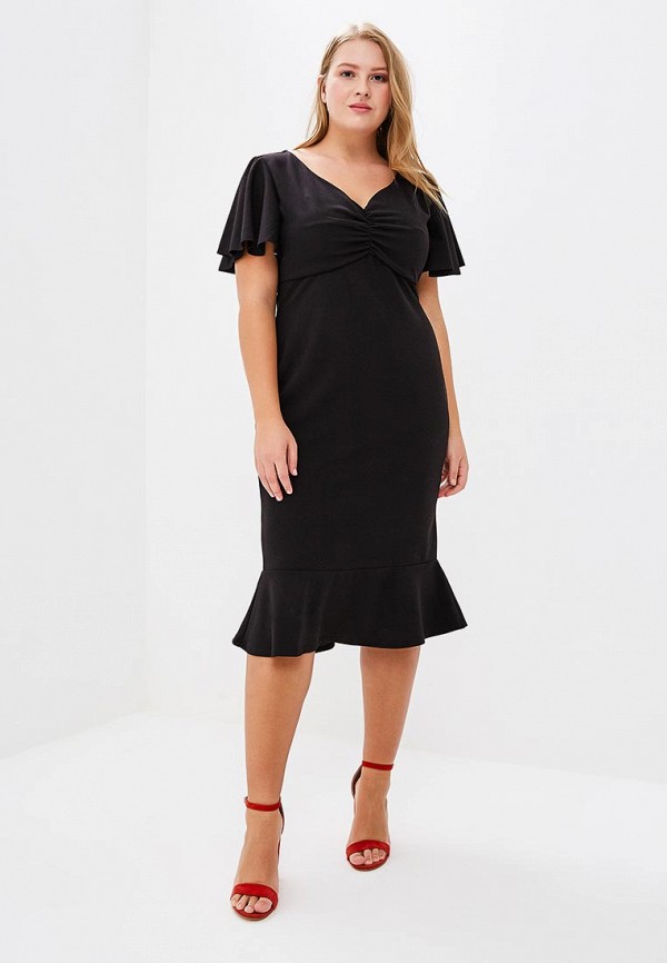

Платье Goddiva Size Plus, Черный