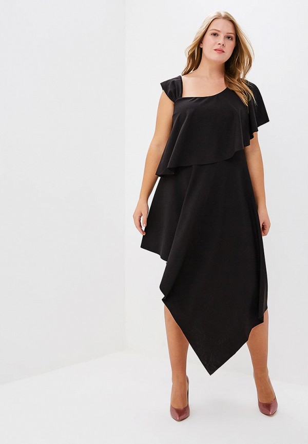 

Платье Goddiva Size Plus, Черный