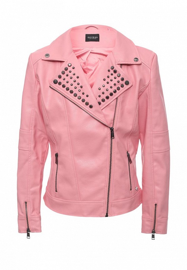 

Куртка кожаная Guess, Розовый
