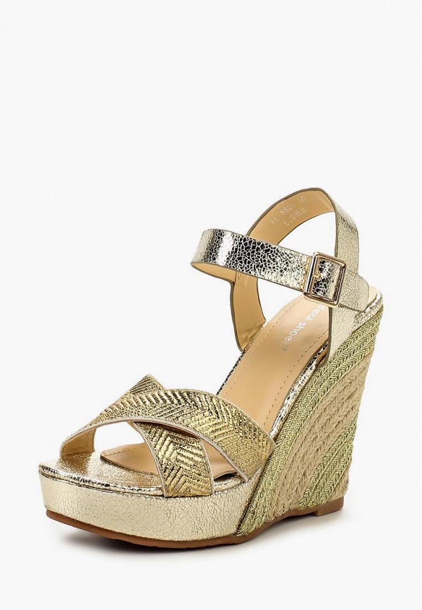 

Босоножки Ideal Shoes, Золотой