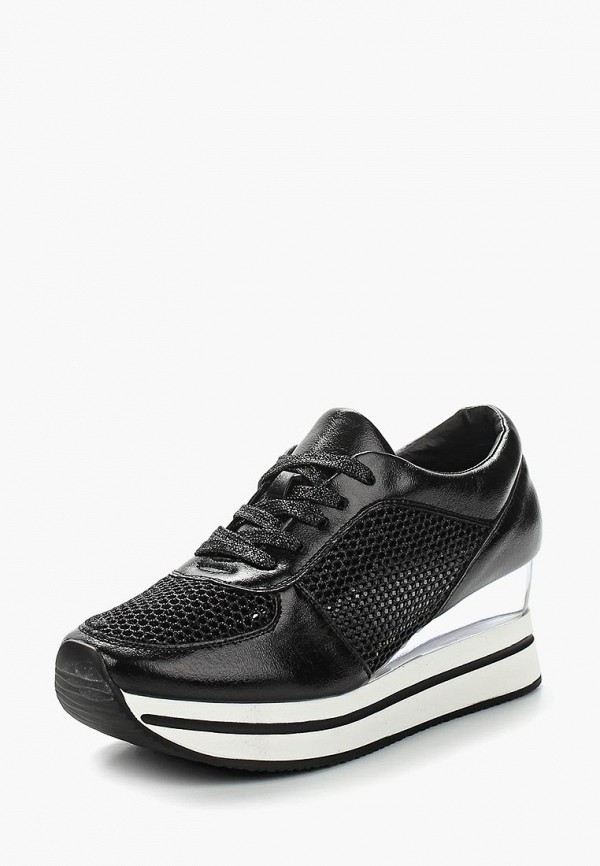 

Кеды на танкетке Ideal Shoes, Черный