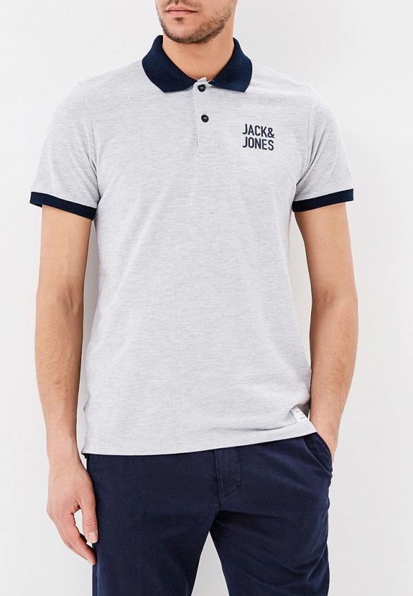 

Поло Jack & Jones, Серый