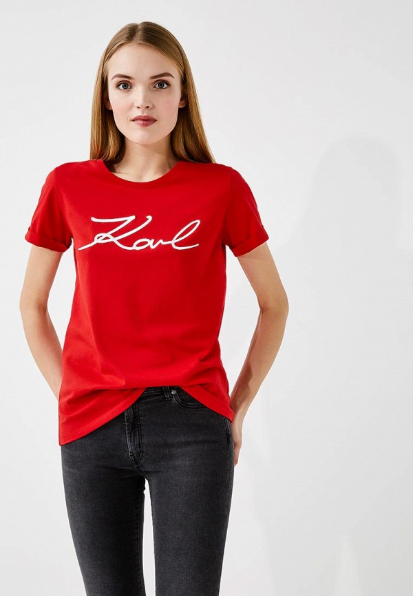 

Футболка Karl Lagerfeld, Красный
