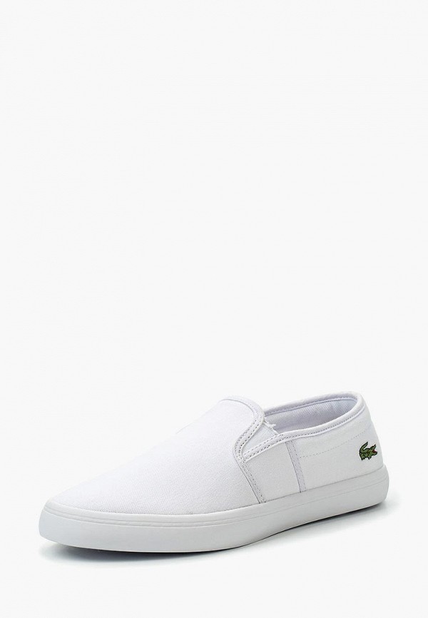 

Слипоны Lacoste, Белый