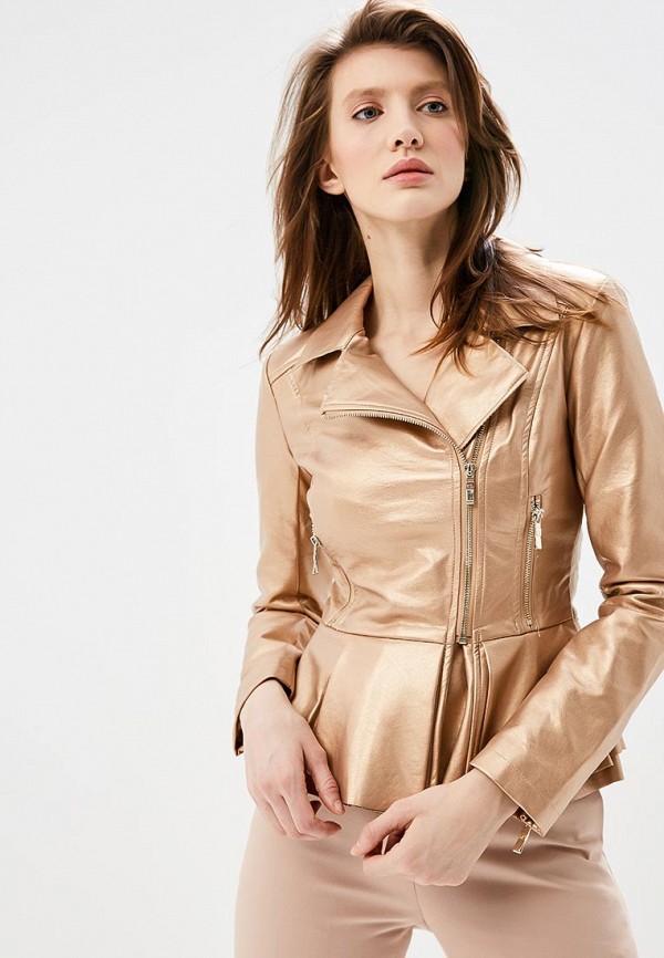 

Куртка кожаная Love Republic, Золотой