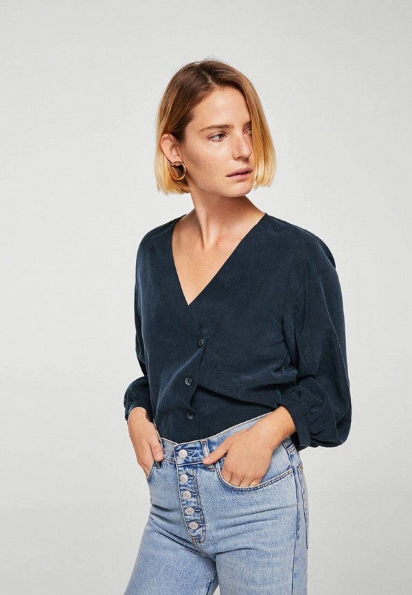 

Блуза Mango, Синий