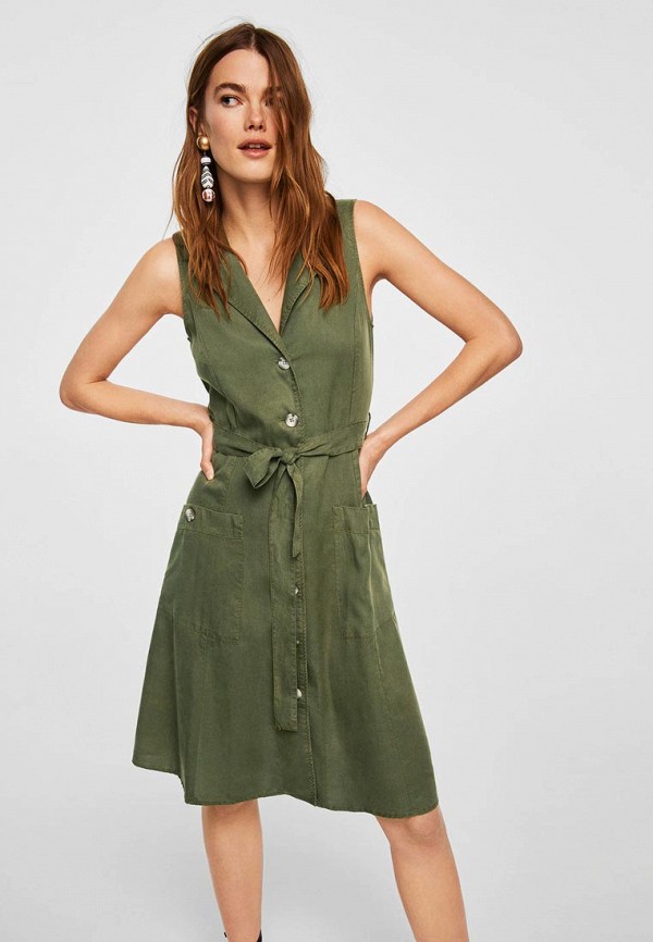 

Платье Mango, Зеленый