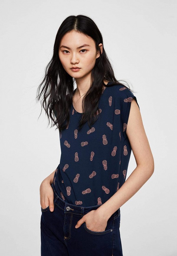 

Футболка Mango, Синий