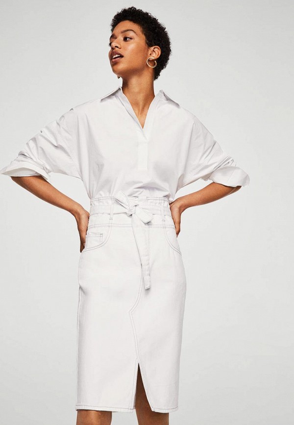 

Юбка Mango, Белый