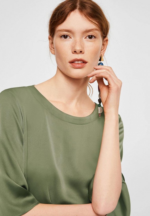 

Блуза Mango, Хаки