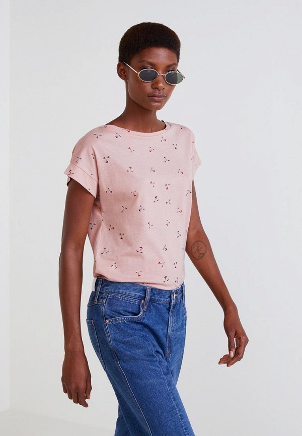

Футболка Mango, Розовый