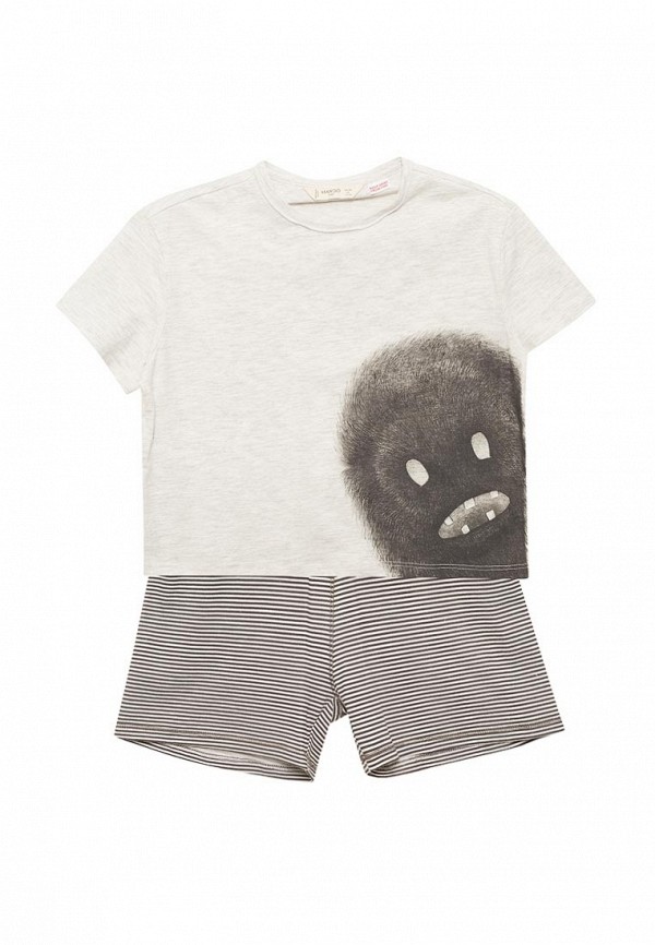 

Пижама Mango Kids, Серый