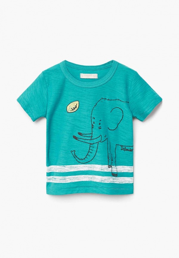 

Футболка Mango Kids, Зеленый