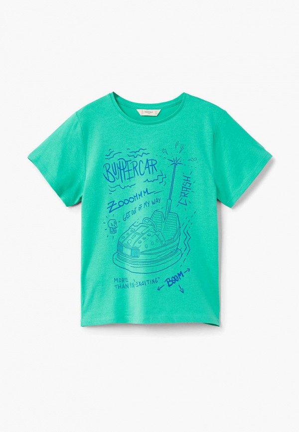 

Футболка Mango Kids, Зеленый