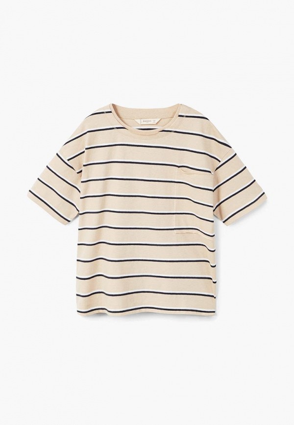 

Футболка Mango Kids, Бежевый