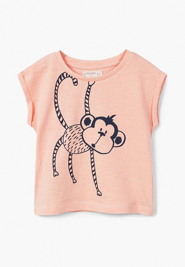 

Майка Mango Kids, Розовый