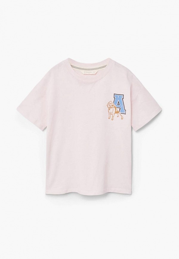 

Футболка Mango Kids, Розовый