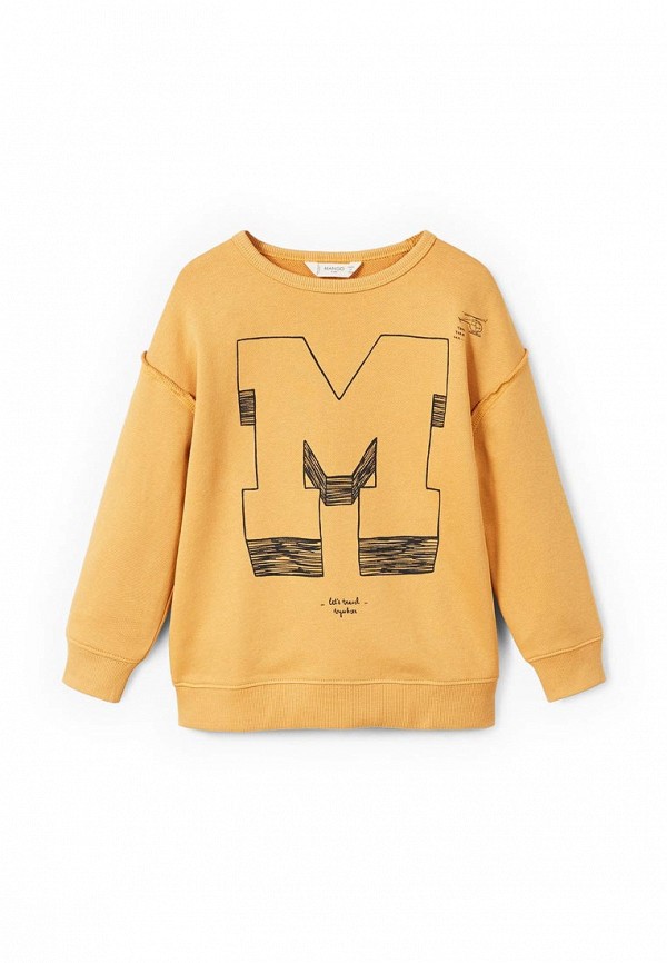 

Свитшот Mango Kids, Желтый