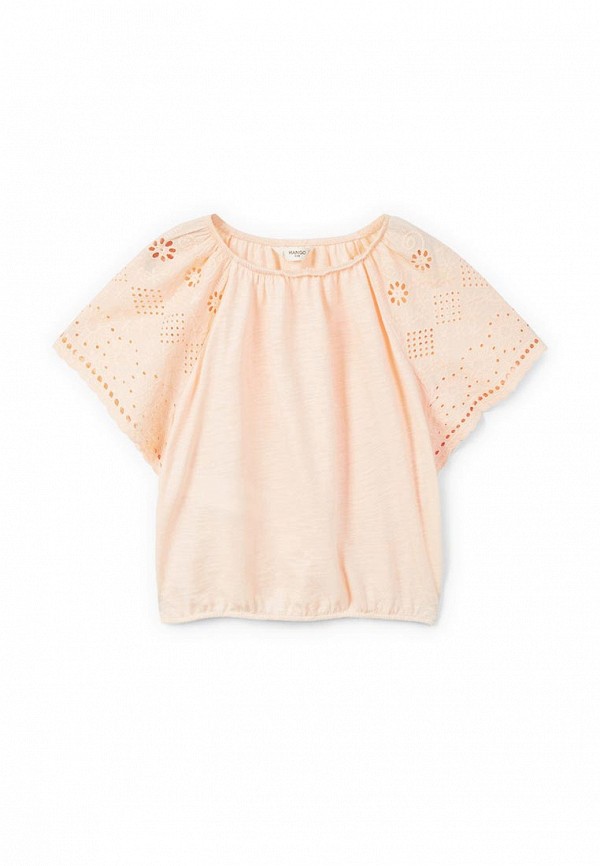 

Футболка Mango Kids, Коралловый