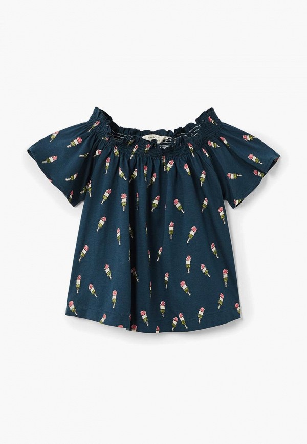 

Футболка Mango Kids, Синий