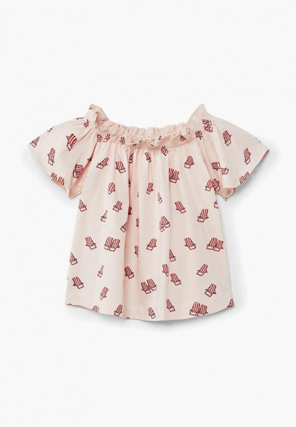 

Футболка Mango Kids, Розовый