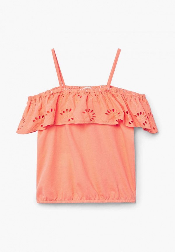 

Футболка Mango Kids, Оранжевый