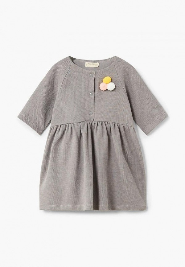 

Платье Mango Kids, Серый