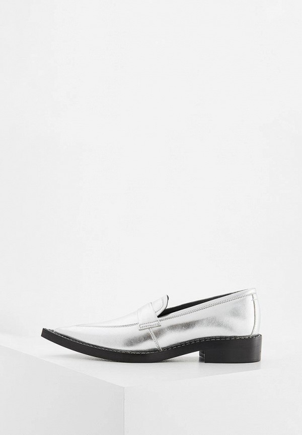 

Лоферы MM6 Maison Margiela, Серебряный