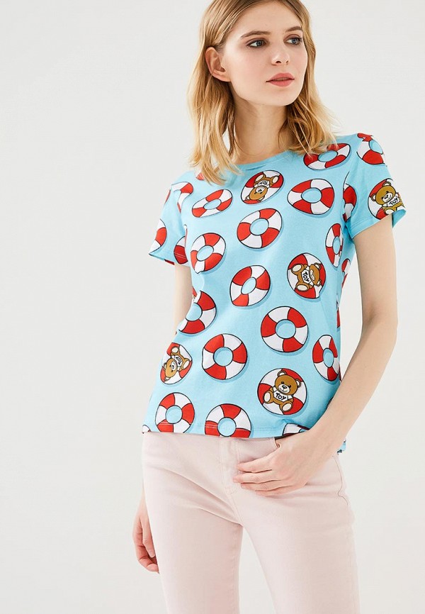 

Футболка Moschino, Голубой