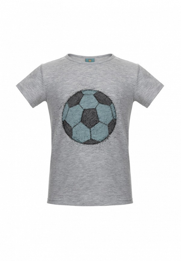 Футболка для мальчика Lisa&Leo цвет серый 