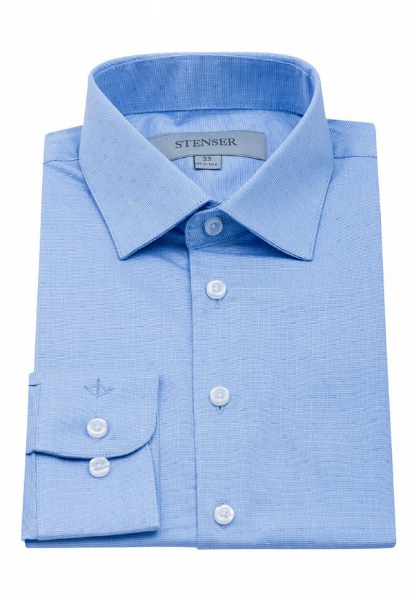 Рубашка для мальчика Stenser цвет голубой  Фото 5