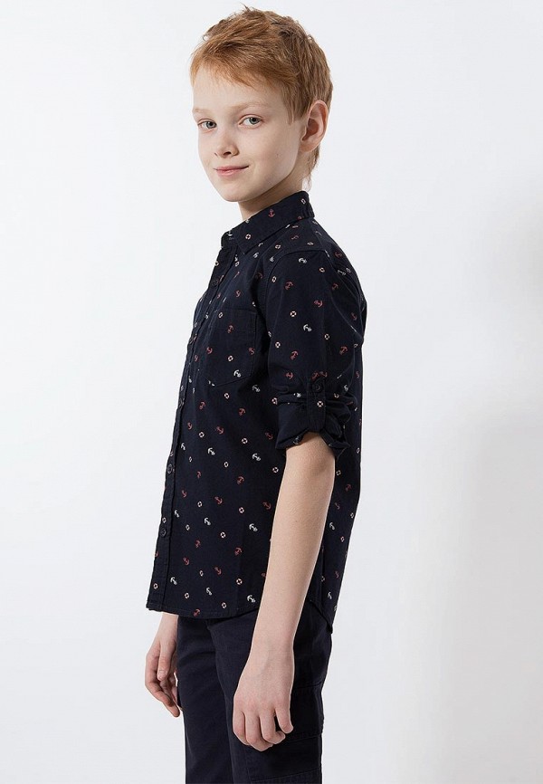 Рубашка для мальчика Finn Flare цвет синий  Фото 4