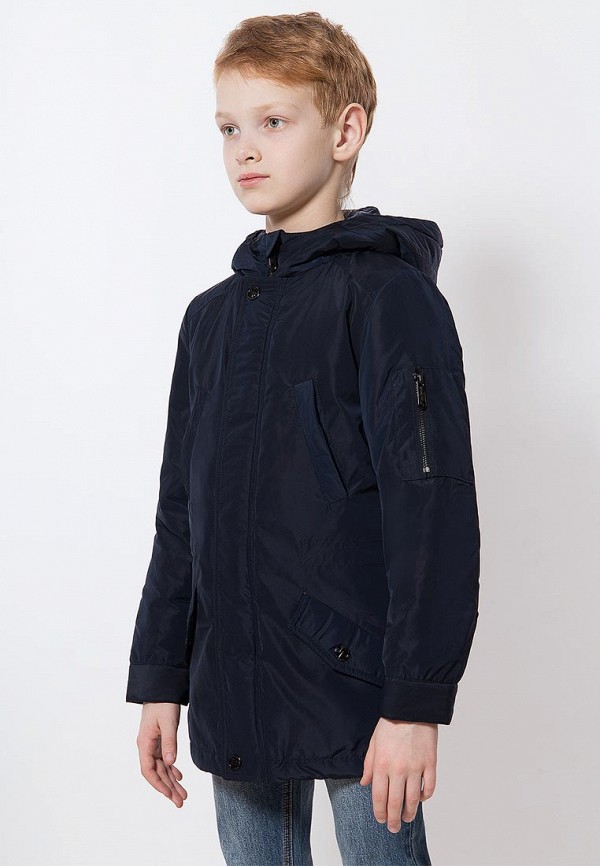 Куртка для мальчика утепленная Finn Flare цвет синий  Фото 4