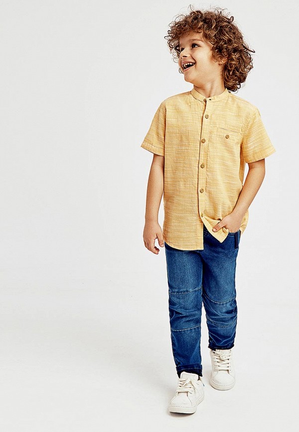 Рубашка для мальчика LC Waikiki цвет желтый  Фото 3