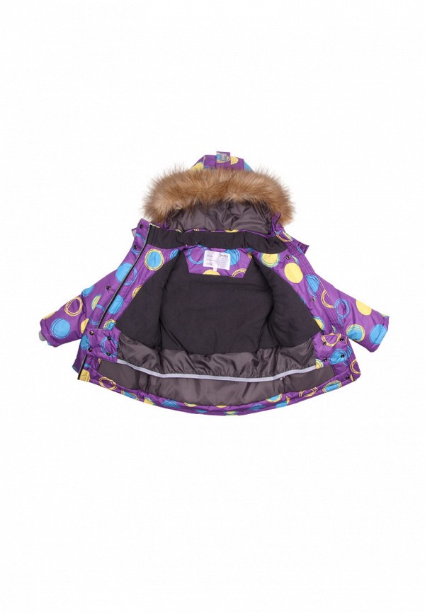 Куртка для девочки утепленная Zukka цвет фиолетовый  Фото 3