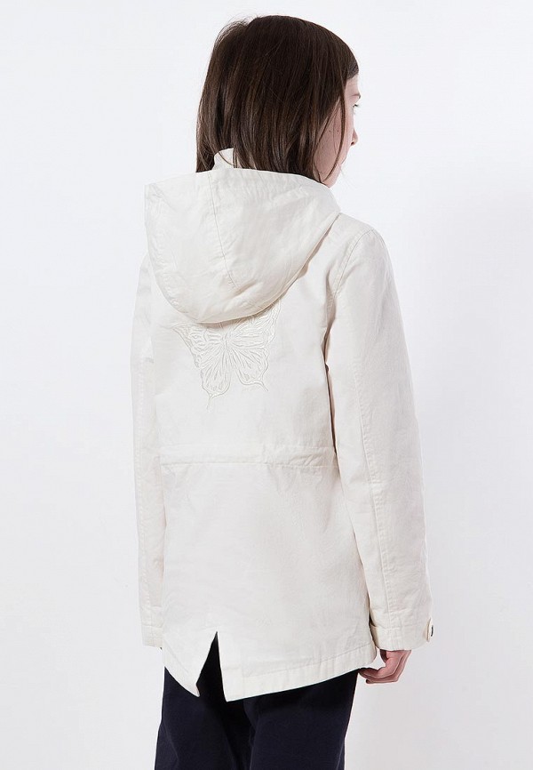 Куртка для девочки Finn Flare цвет белый  Фото 5