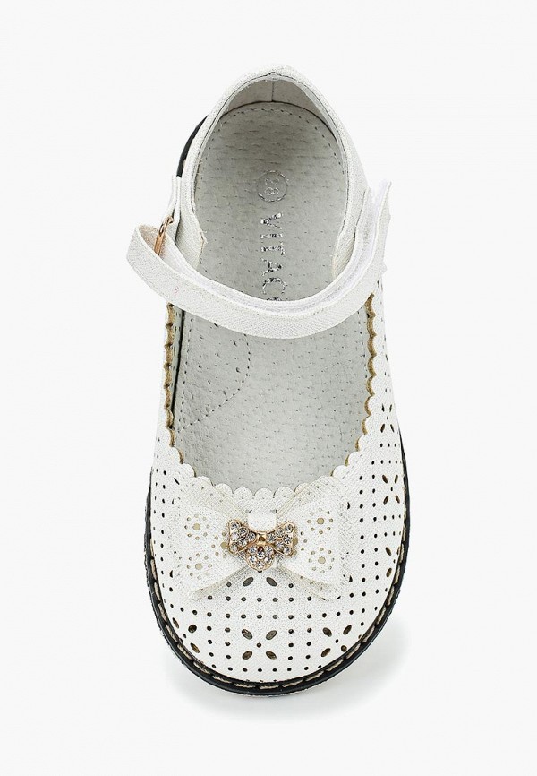 Туфли для девочки Vitacci цвет серебряный  Фото 4