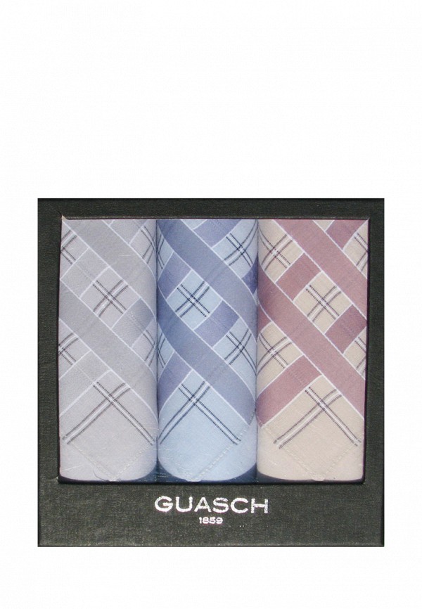 

Комплект платков носовых 3 шт. Guasch, Разноцветный