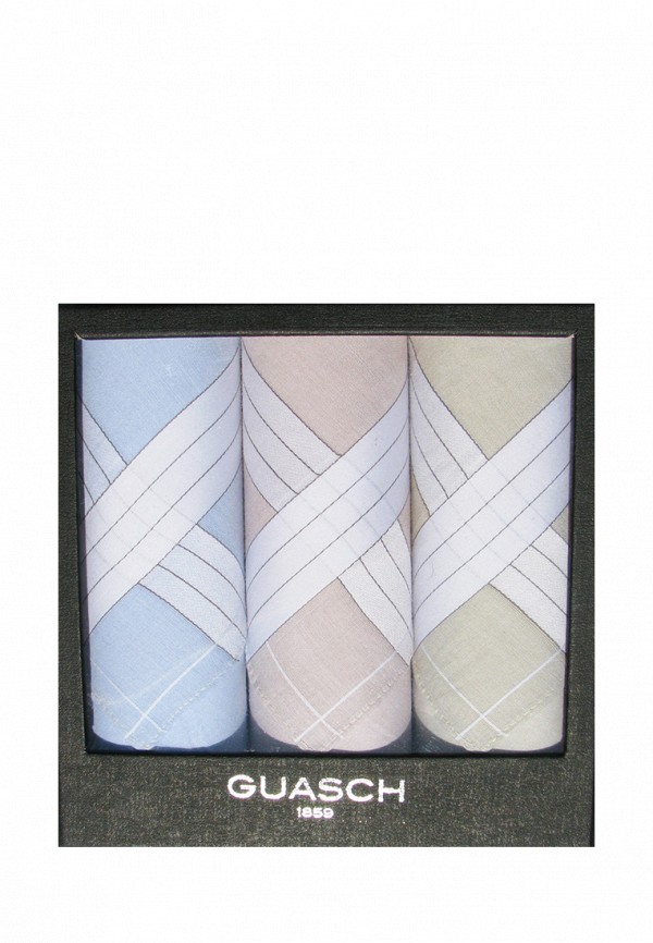 

Комплект платков носовых 3 шт. Guasch, Разноцветный