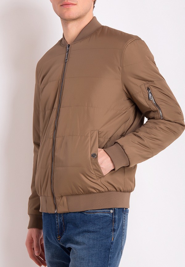 Куртка утепленная Finn Flare цвет коричневый  Фото 4