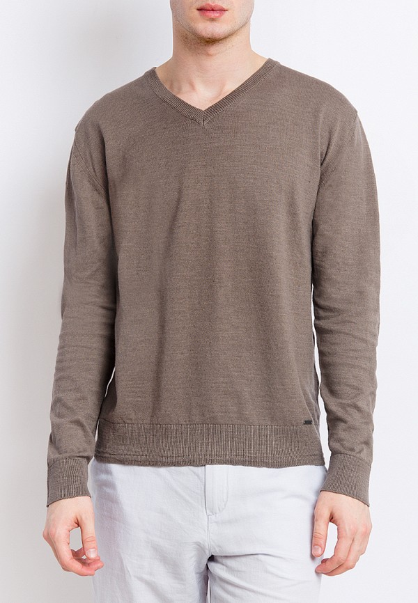 Пуловер Finn Flare цвет коричневый 