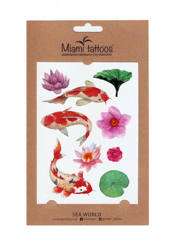 

Временные татуировки Miami Tattoos, Разноцветный
