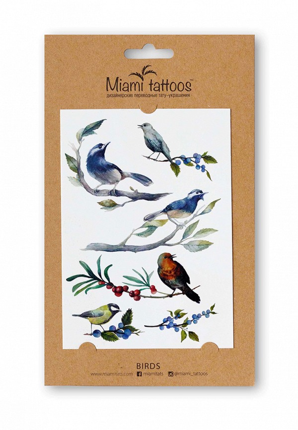 

Временные татуировки Miami Tattoos, Разноцветный